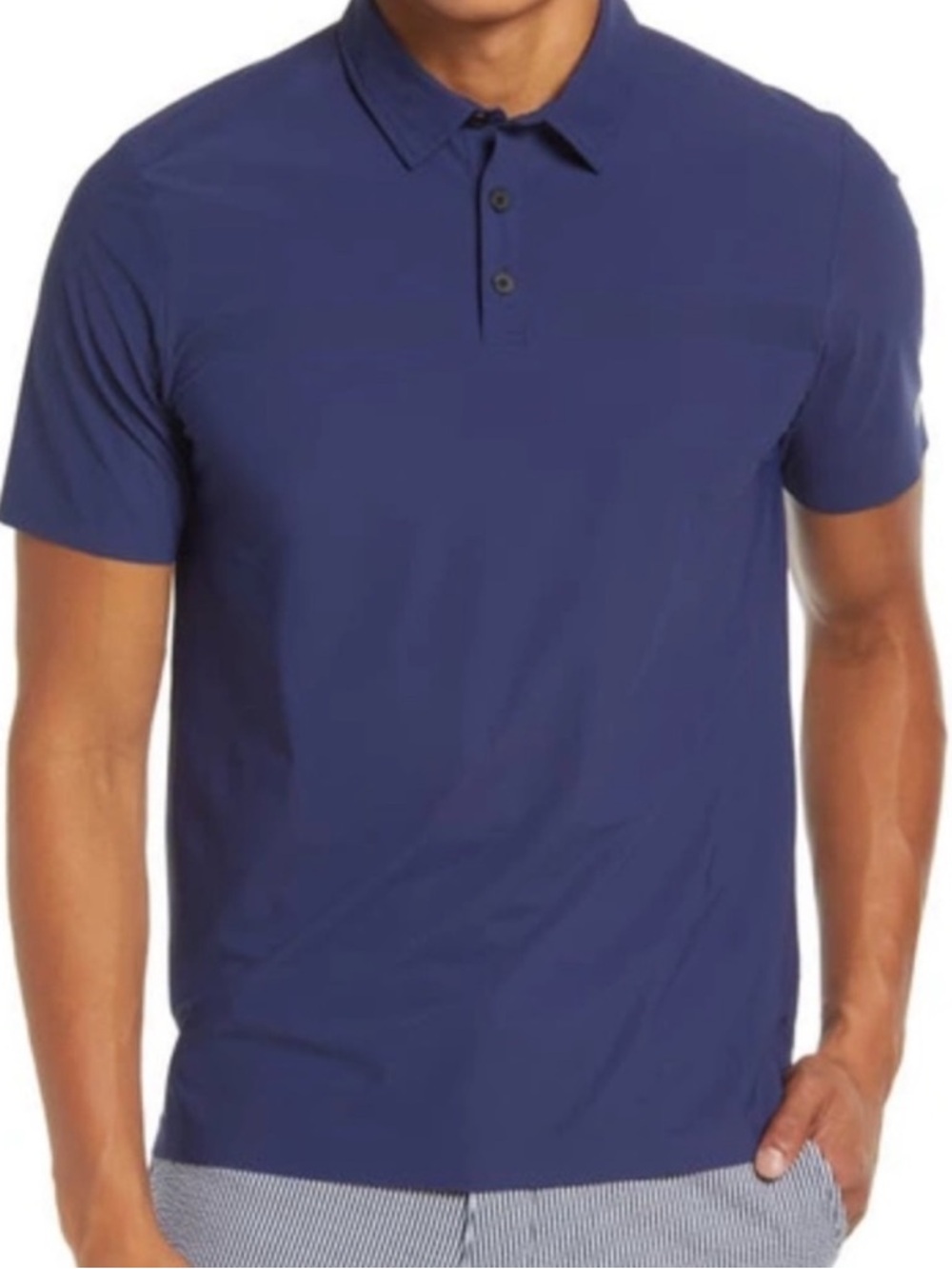 RHONE Navy Blue Tech Performance Polo Shirt Men’s Size XXL